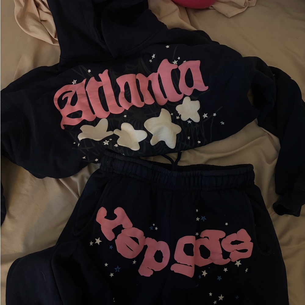 Women’s Navy Spider Sweatsuit